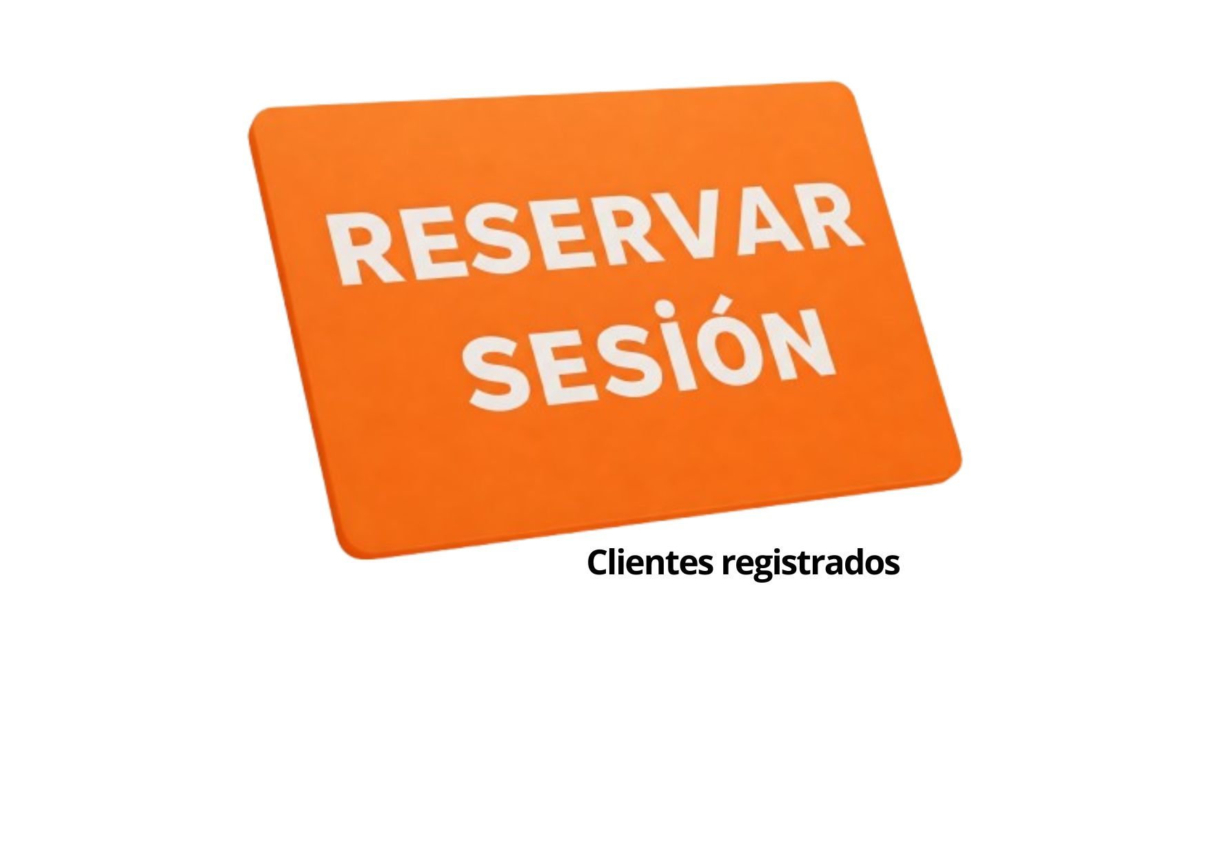 Reserva sesión
Desde este boton podras reservar tu sesión