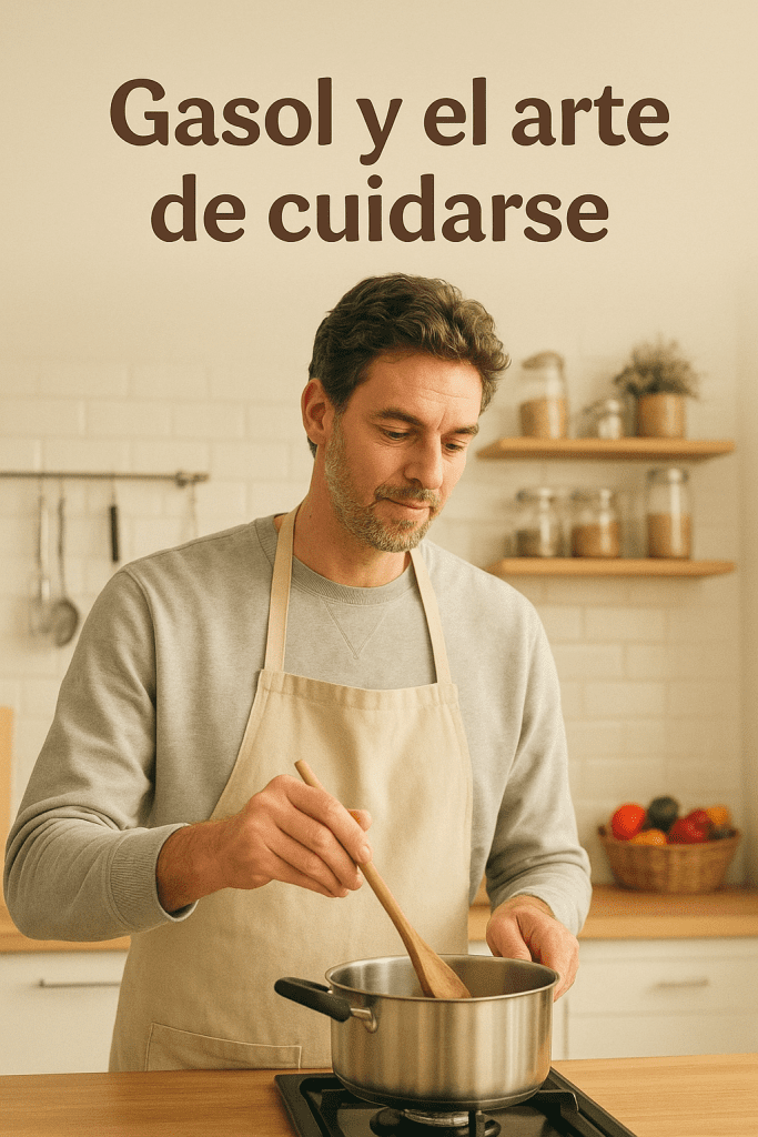 Así podría resumirse lo que me inspira al leer las palabras de Pau Gasol sobre la importancia de prevenir la obesidad infantil. En la newsletter de Time Out, Pau cuenta cómo se pone el delantal para cocinar una receta muy especial con un objetivo claro: prevenir la obesidad infantil, una realidad que hoy supera por primera vez a la desnutrición en el mundo y que amenaza la salud de millones de niños y niñas. Pero más allá de la cocina, lo que realmente transmite su mensaje es una invitación a reflexionar sobre cómo nos cuidamos como sociedad.